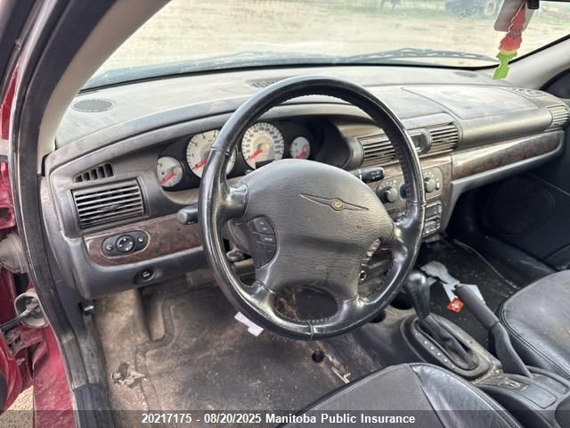 2004 Chrysler Sebring Limited VIN: 1C3EL66R44N297700 Lot: 20217175