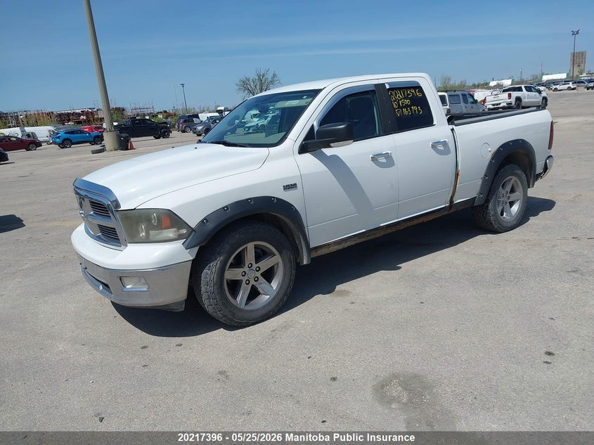 2010 DODGE RAM 1500 SLT QUAD CAB PICKUP GAS