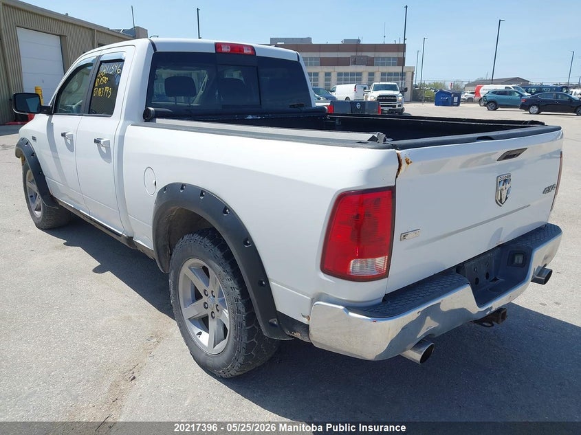 2010 DODGE RAM 1500 SLT QUAD CAB PICKUP GAS