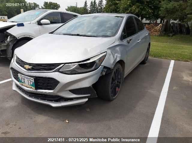 1G1BE5SM8J7133694 2018 Chevrolet Cruze Lt Turbo auction photo 1