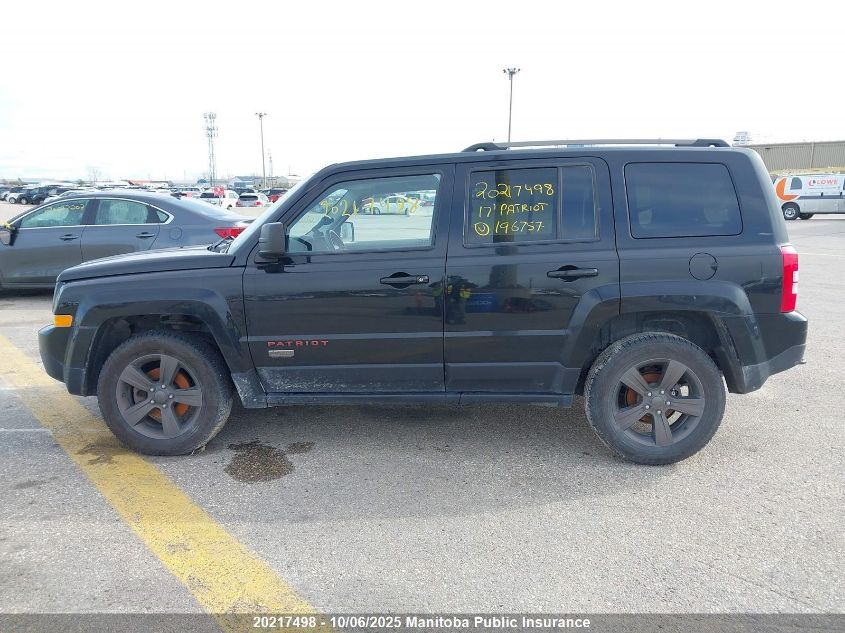 2017 Jeep Patriot North VIN: 1C4NJRAB9HD196757 Lot: 20217498