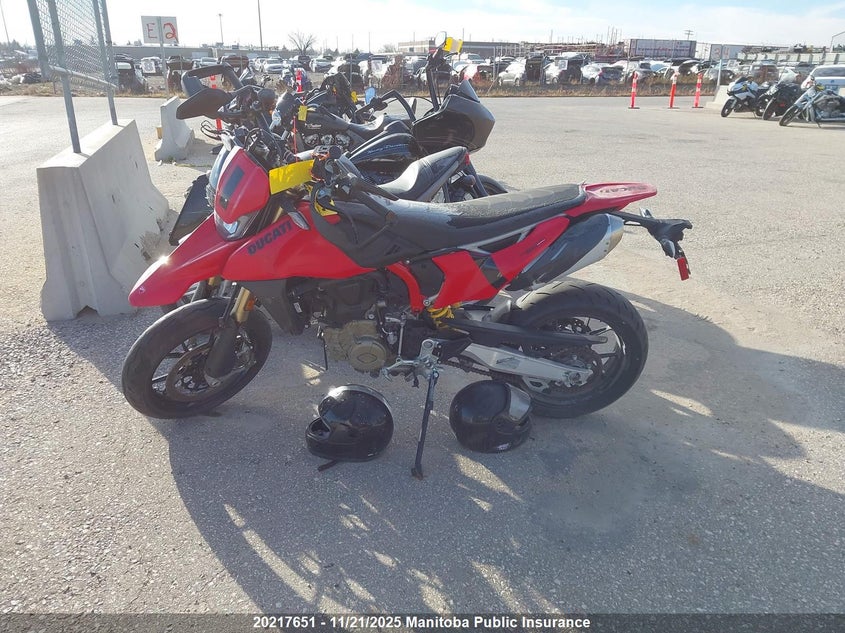 2024 Ducati Hypermotard 698 Mono VIN: ZDMBAS2N1RB000802 Lot: 20217651