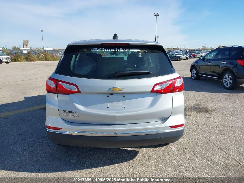 2018 Chevrolet Equinox Ls VIN: 2GNAXHEV5J6117737 Lot: 20217889