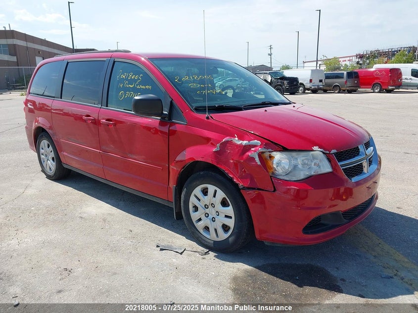 2C4RDGBG6ER317115 2014 Dodge Grand Caravan Se auction photo 1