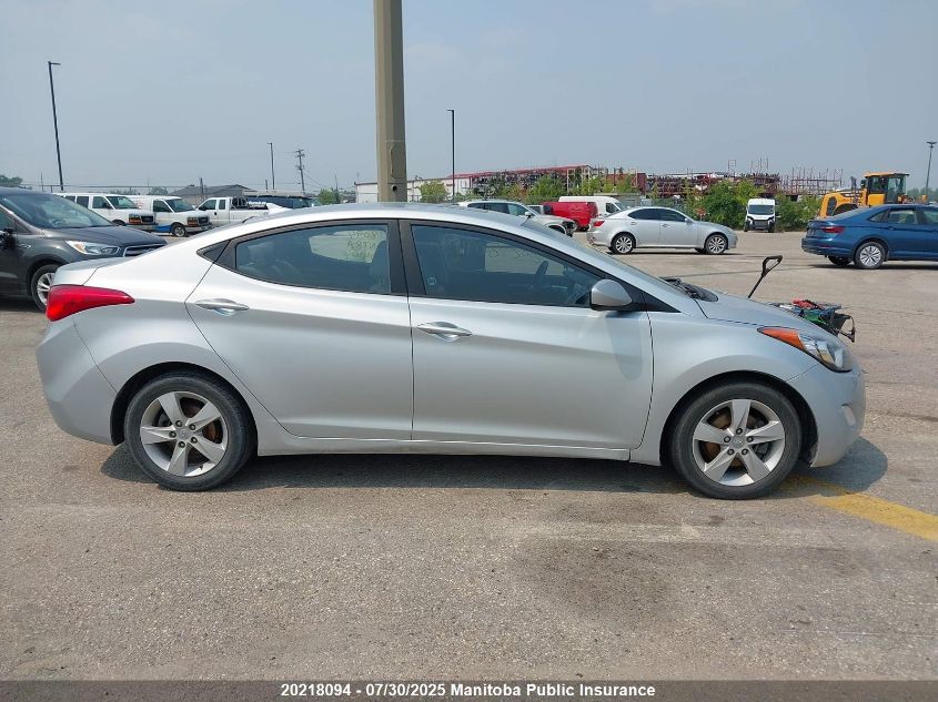 2013 Hyundai Elantra Gls VIN: 5NPDH4AE4DH210041 Lot: 20218094