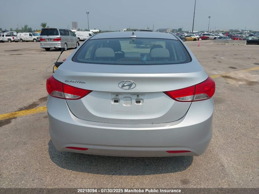 2013 Hyundai Elantra Gls VIN: 5NPDH4AE4DH210041 Lot: 20218094