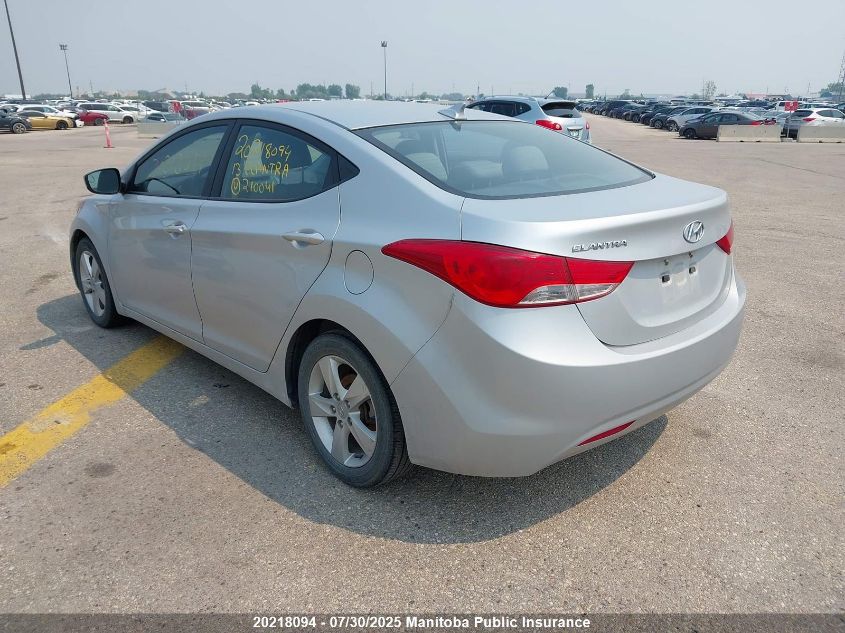 2013 Hyundai Elantra Gls VIN: 5NPDH4AE4DH210041 Lot: 20218094
