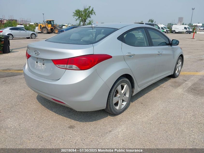 2013 Hyundai Elantra Gls VIN: 5NPDH4AE4DH210041 Lot: 20218094