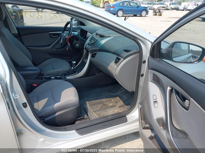 2013 Hyundai Elantra Gls VIN: 5NPDH4AE4DH210041 Lot: 20218094