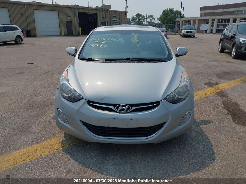 2013 Hyundai Elantra Gls VIN: 5NPDH4AE4DH210041 Lot: 20218094
