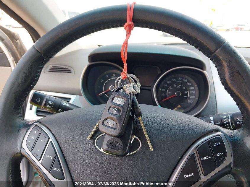 2013 Hyundai Elantra Gls VIN: 5NPDH4AE4DH210041 Lot: 20218094