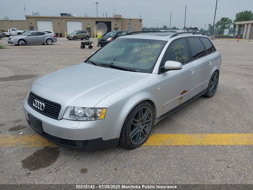 2004 Audi A4 1.8T Quattro VIN: WAUVC68E74A004866 Lot: 20218142