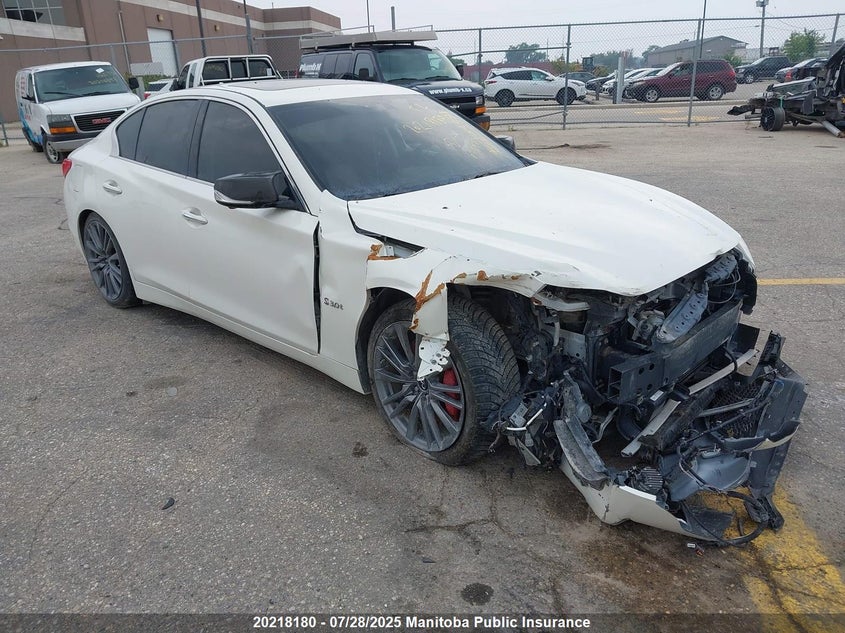 2017 Infiniti Q50 Red Sport 400 VIN: JN1FV7ARXHM871254 Lot: 20218180