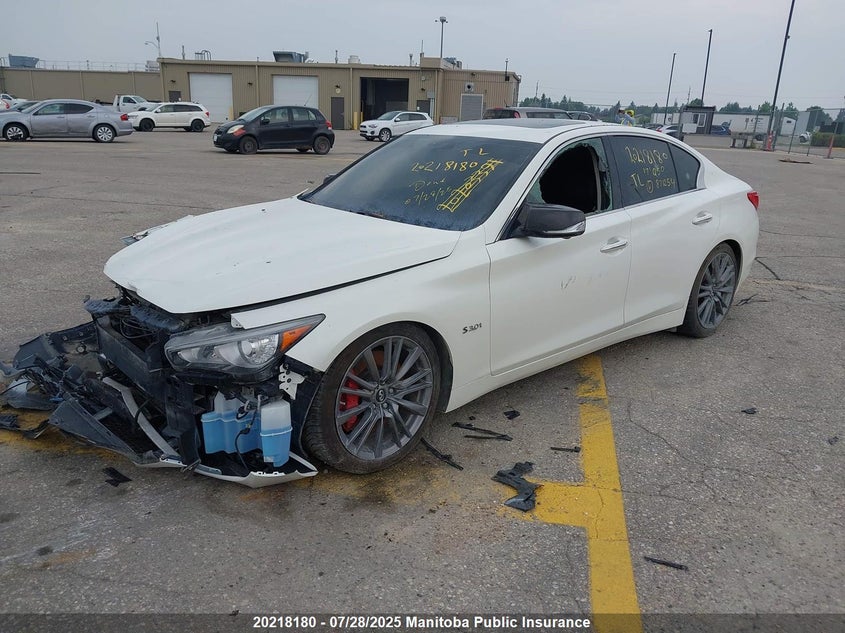 2017 Infiniti Q50 Red Sport 400 VIN: JN1FV7ARXHM871254 Lot: 20218180