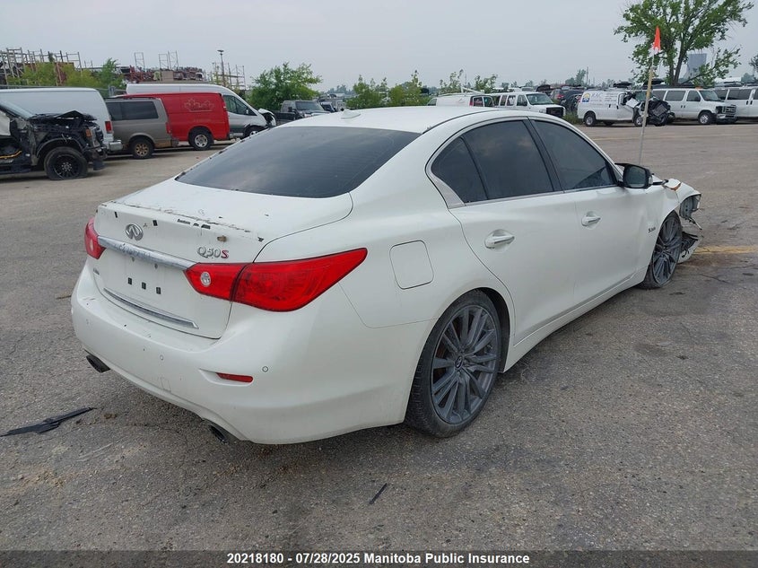 2017 Infiniti Q50 Red Sport 400 VIN: JN1FV7ARXHM871254 Lot: 20218180