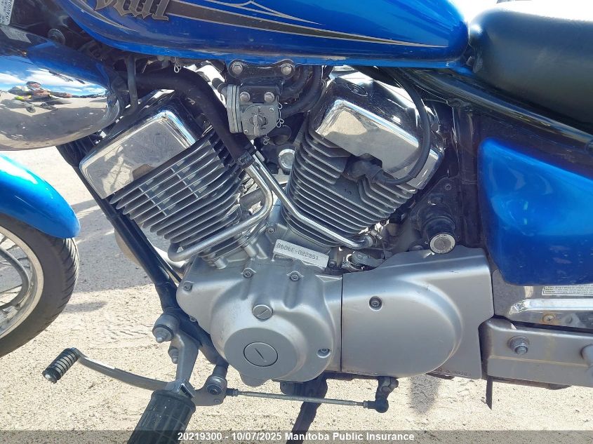 2015 Yamaha Xv250X V-Star VIN: JYAVG04N3FA002234 Lot: 20219300