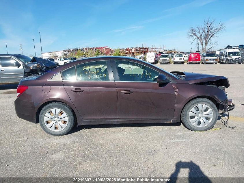 2015 Chevrolet Cruze Lt Turbo VIN: 1G1PC5SB0F7261719 Lot: 20219307