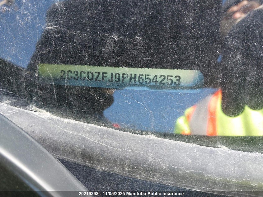 2023 Dodge Challenger Scat Pack VIN: 2C3CDZFJ9PH654253 Lot: 20219398