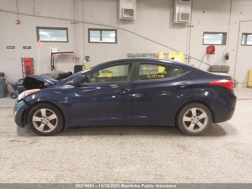 2012 Hyundai Elantra Gls VIN: 5NPDH4AE2CH135368 Lot: 20219681