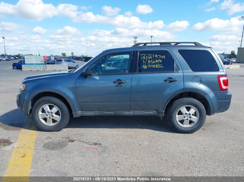2011 Ford Escape Xlt VIN: 1FMCU9D75BKA76832 Lot: 20219701