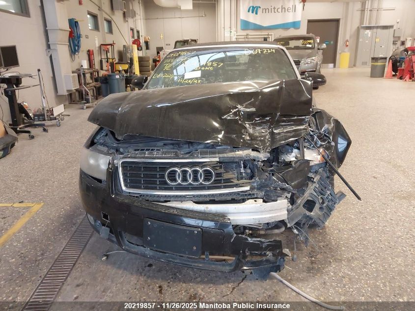 2003 Audi A4 3.0 Cabriolet VIN: WAUAT48H63K010941 Lot: 20219857