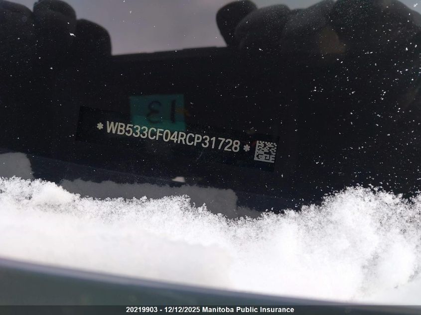 2024 BMW Ix M60 VIN: WB533CF04RCP31728 Lot: 20219903