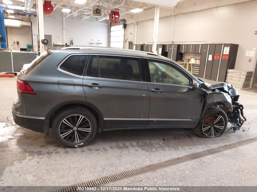 2019 Volkswagen Tiguan Highline 2.0 Tsi VIN: 3VV4B7AXXKM152398 Lot: 20219942