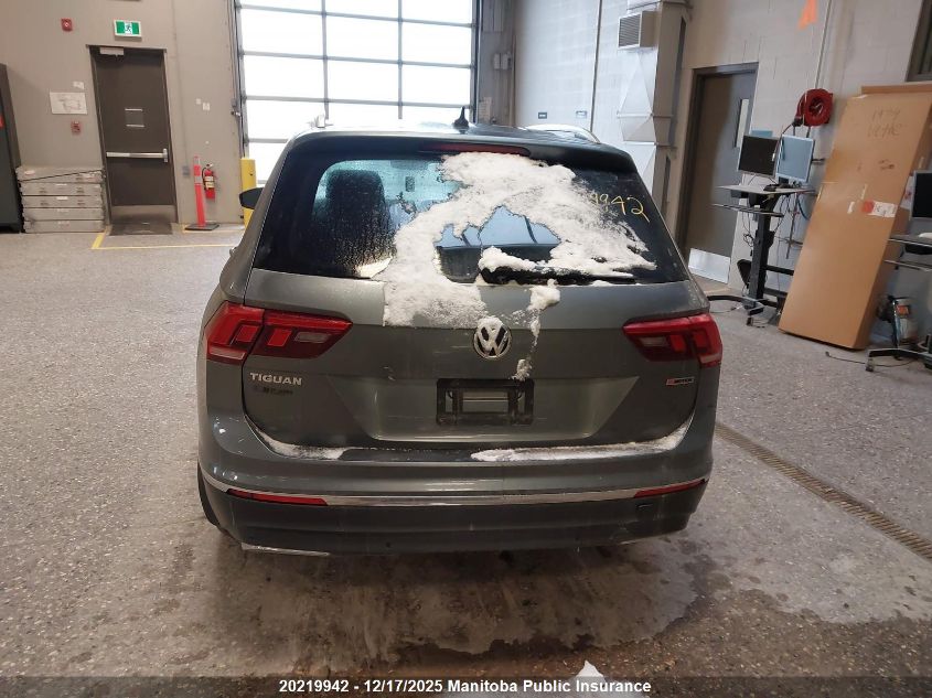 2019 Volkswagen Tiguan Highline 2.0 Tsi VIN: 3VV4B7AXXKM152398 Lot: 20219942