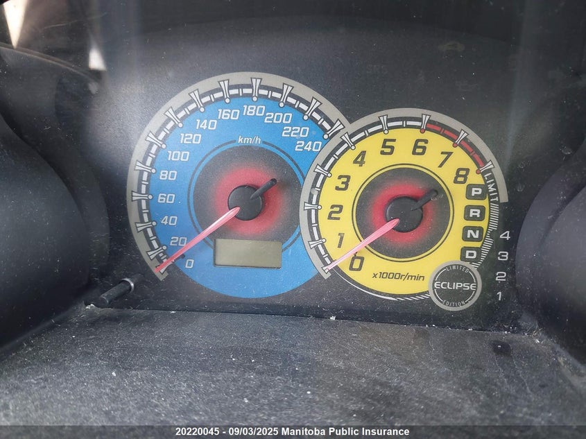 2001 Mitsubishi Eclipse Gt VIN: 4A3AC54H91E200854 Lot: 20220045