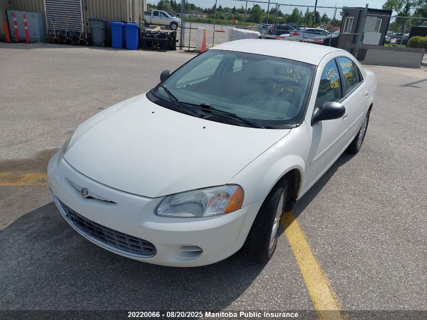 2002 Chrysler Sebring Lx VIN: 1C3EL46R22N227601 Lot: 20220066