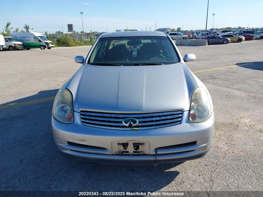 2003 Infiniti G35 Premium VIN: JNKCV51E83M323987 Lot: 20220343