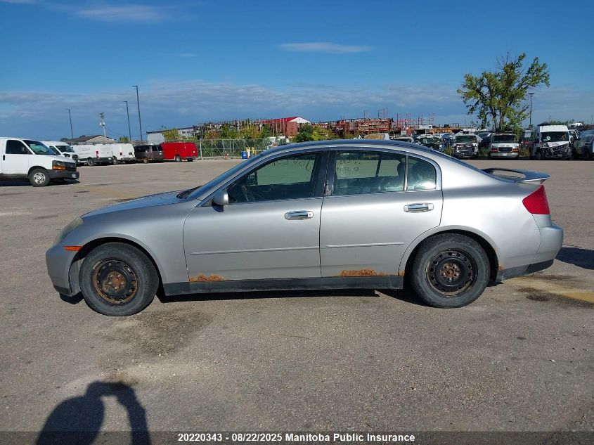 2003 Infiniti G35 Premium VIN: JNKCV51E83M323987 Lot: 20220343