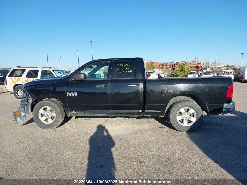 2014 Dodge Ram 1500 Slt Quad Cab VIN: 1C6RR7GGXES436365 Lot: 20220364
