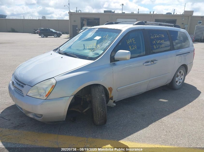 2009 Kia Sedona Lx VIN: KNDMB233696273063 Lot: 20220738