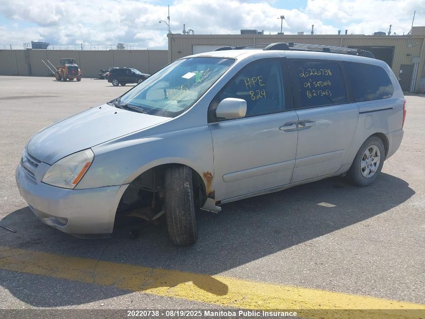 2009 Kia Sedona Lx VIN: KNDMB233696273063 Lot: 20220738