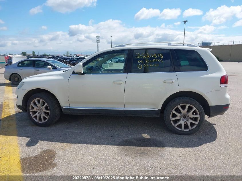 2008 Volkswagen Touareg V8 VIN: WVGMB67L88D022021 Lot: 20220878