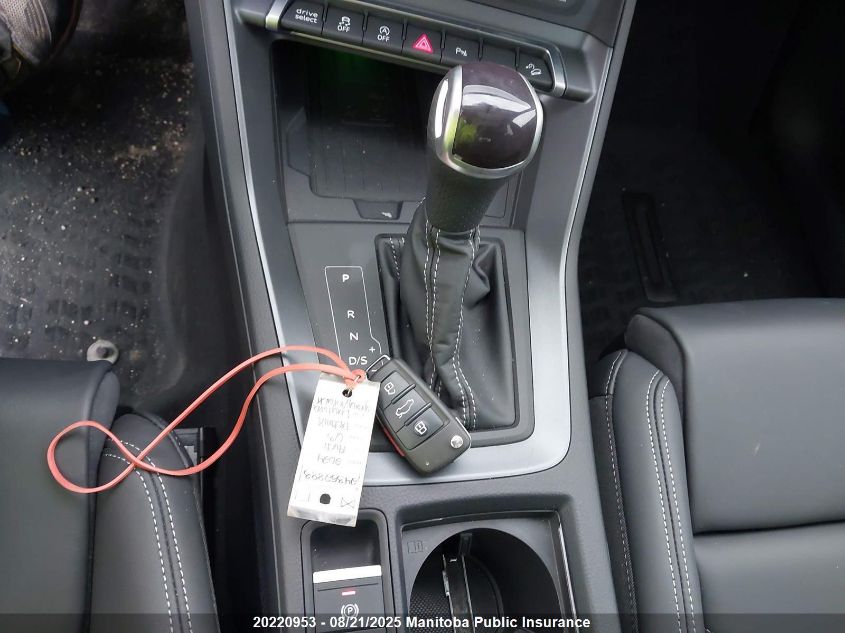 2024 Audi Q3 VIN: WA1FECF32R1182641 Lot: 20220953