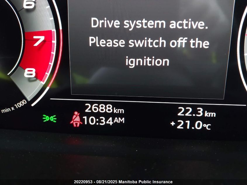 2024 Audi Q3 VIN: WA1FECF32R1182641 Lot: 20220953