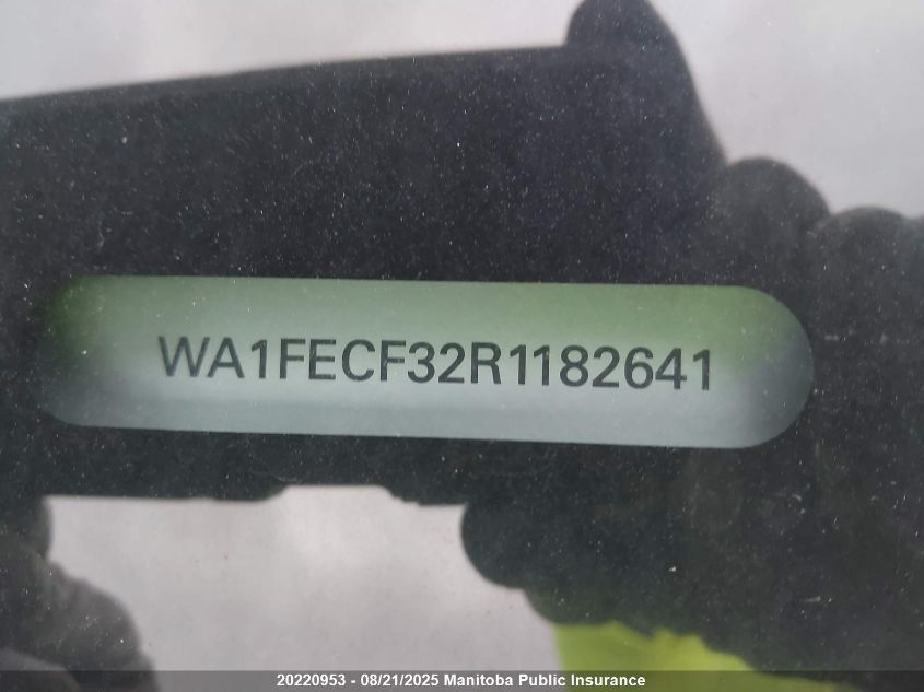 2024 Audi Q3 VIN: WA1FECF32R1182641 Lot: 20220953