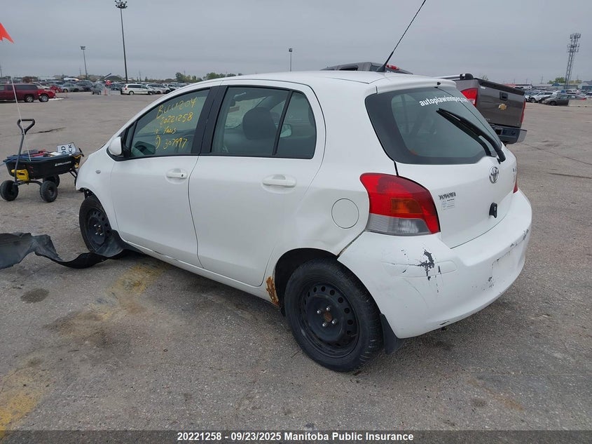 2010 Toyota Yaris Le VIN: JTDKT4K36A5307997 Lot: 20221258