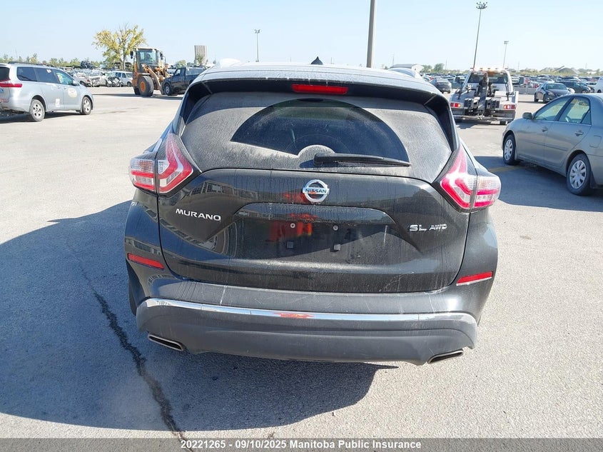 2015 Nissan Murano Sl VIN: 5N1AZ2MH7FN230650 Lot: 20221265