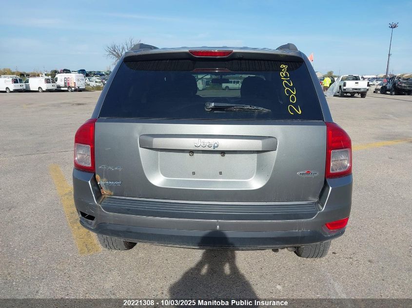 2012 Jeep Compass North VIN: 1C4NJDAB0CD522246 Lot: 20221308