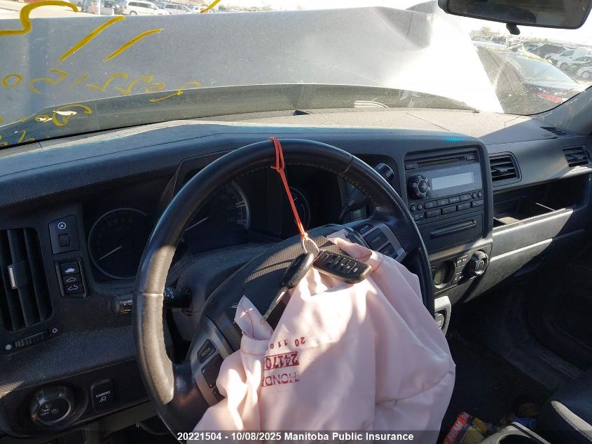 2010 Honda Ridgeline Rtl VIN: 5FPYK1F55AB004819 Lot: 20221504