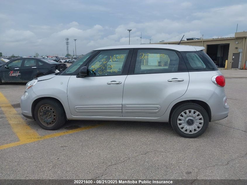 2014 Fiat 500L Pop VIN: ZFBCFAAH4EZ017878 Lot: 20221600