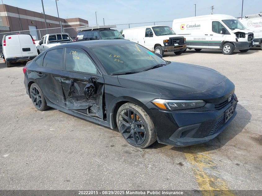 2HGFE2F54NH112492 2022 Honda Civic Sport auction photo 1