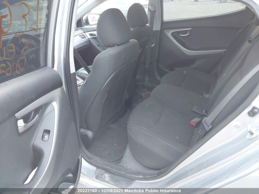 2015 Hyundai Elantra Limited VIN: 5NPDH4AE2FH627337 Lot: 20222180