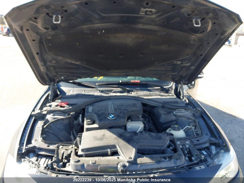 2015 BMW 3 Series VIN: WBA3C3C52FP663161 Lot: 20222239