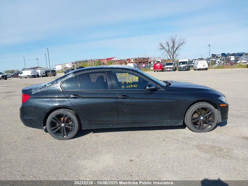 2015 BMW 3 Series VIN: WBA3C3C52FP663161 Lot: 20222239