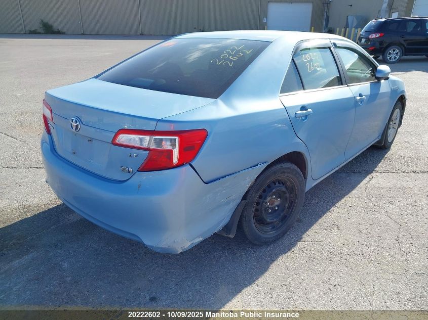 2012 Toyota Camry Le Hybrid VIN: 4T1BD1FK0CU014081 Lot: 20222602