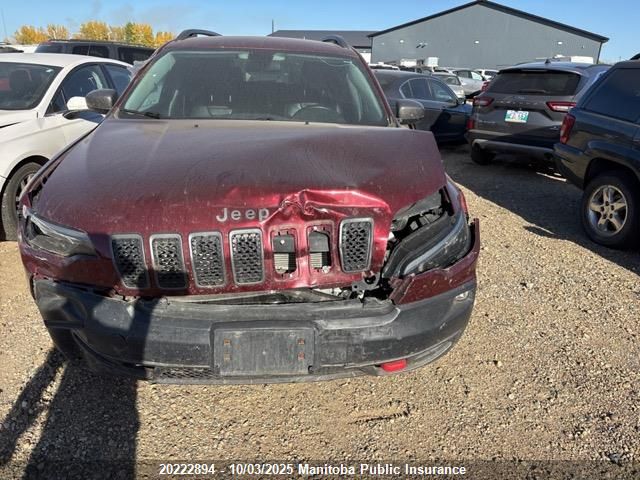 2020 Jeep Cherokee Trailhawk VIN: 1C4PJMBX4LD512225 Lot: 20222894